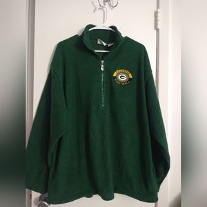 Greenbay vintage 90 Packers Reebok fleece JACKET medium